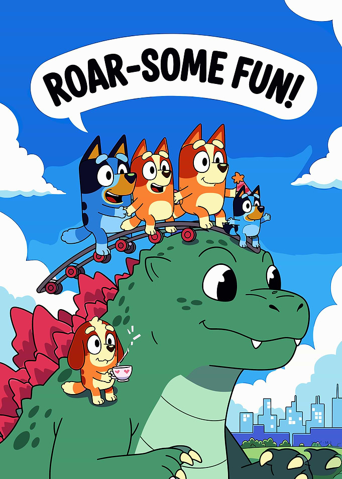 Bluey and Friends Roar-Some Fun