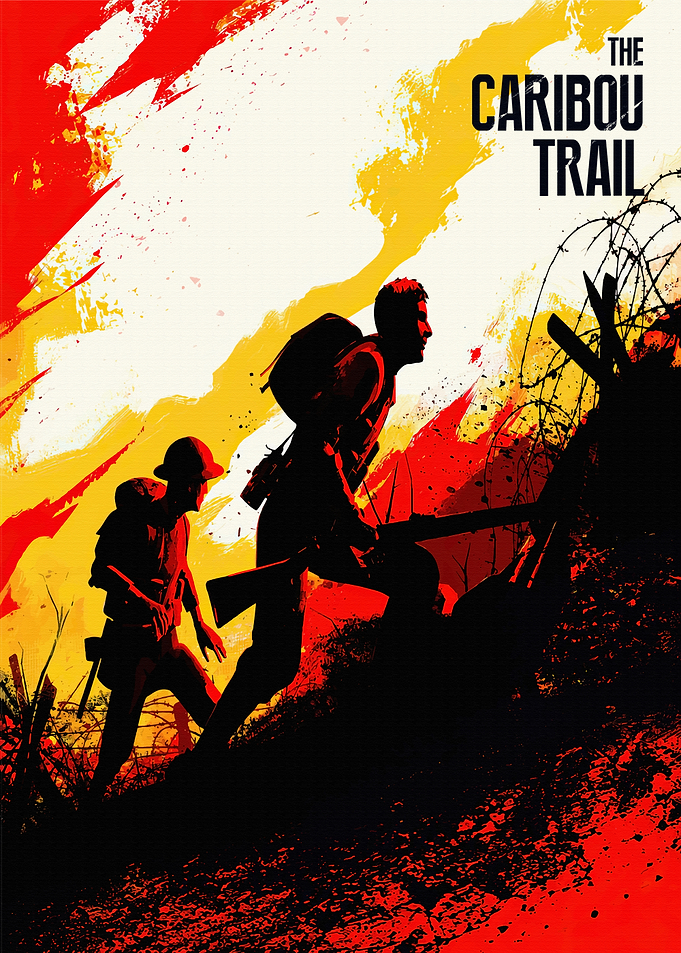 The Caribou Trail Military Poster