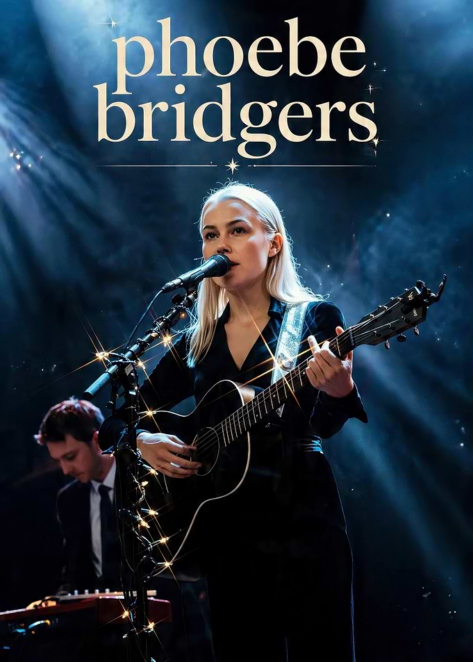 Phoebe Bridgers Live Performance Poster