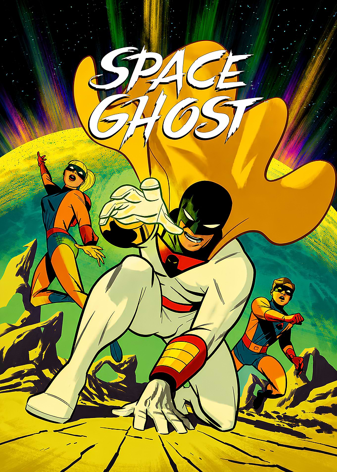 Space Ghost Comic Book Cover Art