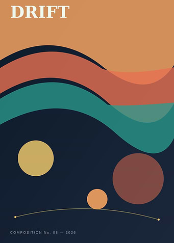 Abstract Drift Composition Poster