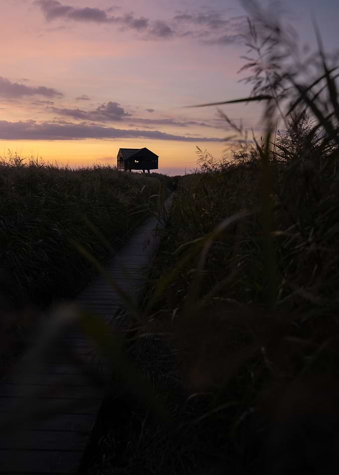 Sunset View of the Kiekkaaste