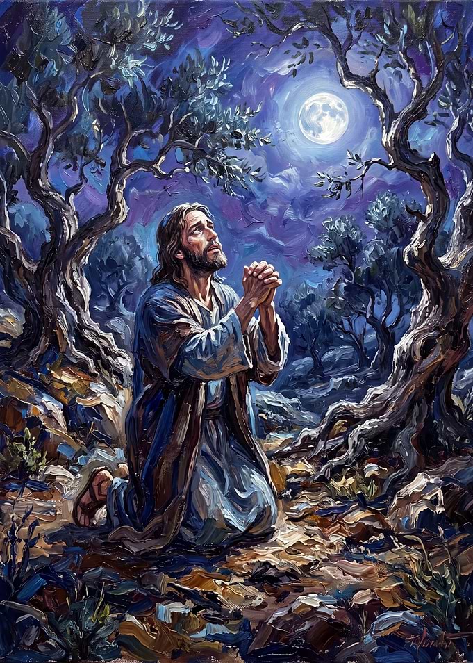 Jesus Praying in Gethsemane