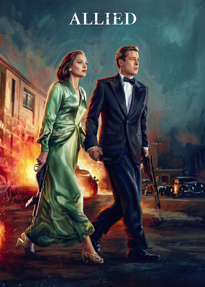 Allied Movie Poster Art