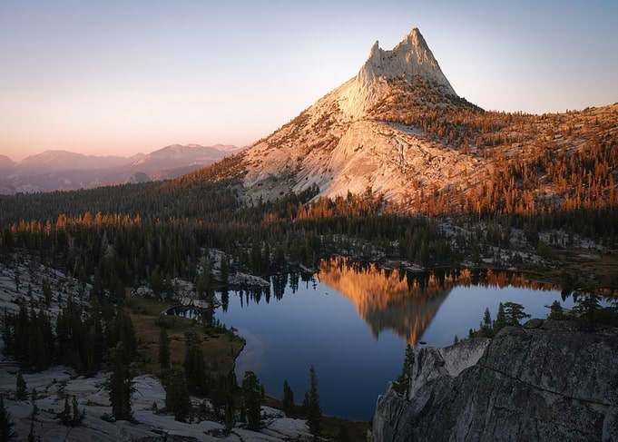 Cathedral Peak at Sunset