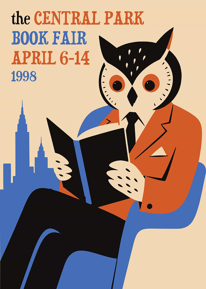 Central Park Book Fair Poster