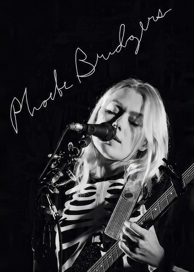 Phoebe Bridgers Performing in Skeleton Suit