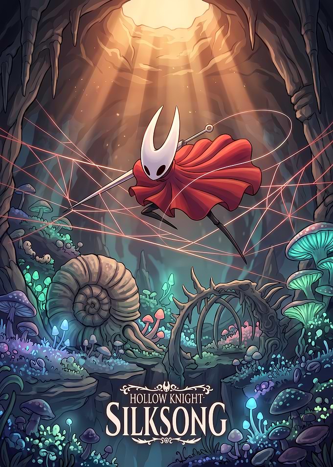 Hollow Knight Silksong Hornet Illustration