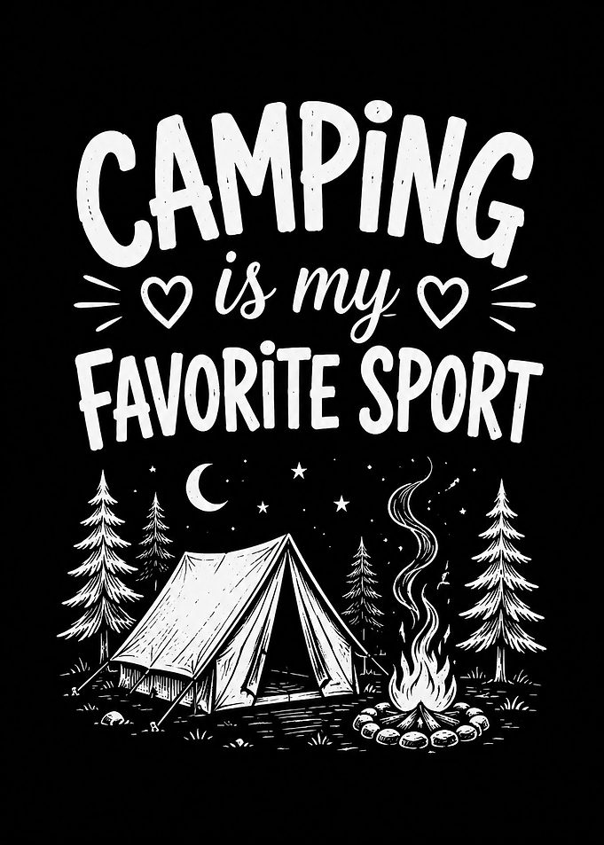 Camping Is My Favorite Sport Graphic