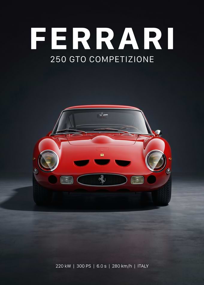 Ferrari 250 GTO Competizione Poster