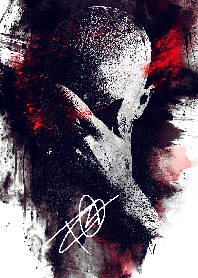 Frank Ocean Abstract Portrait