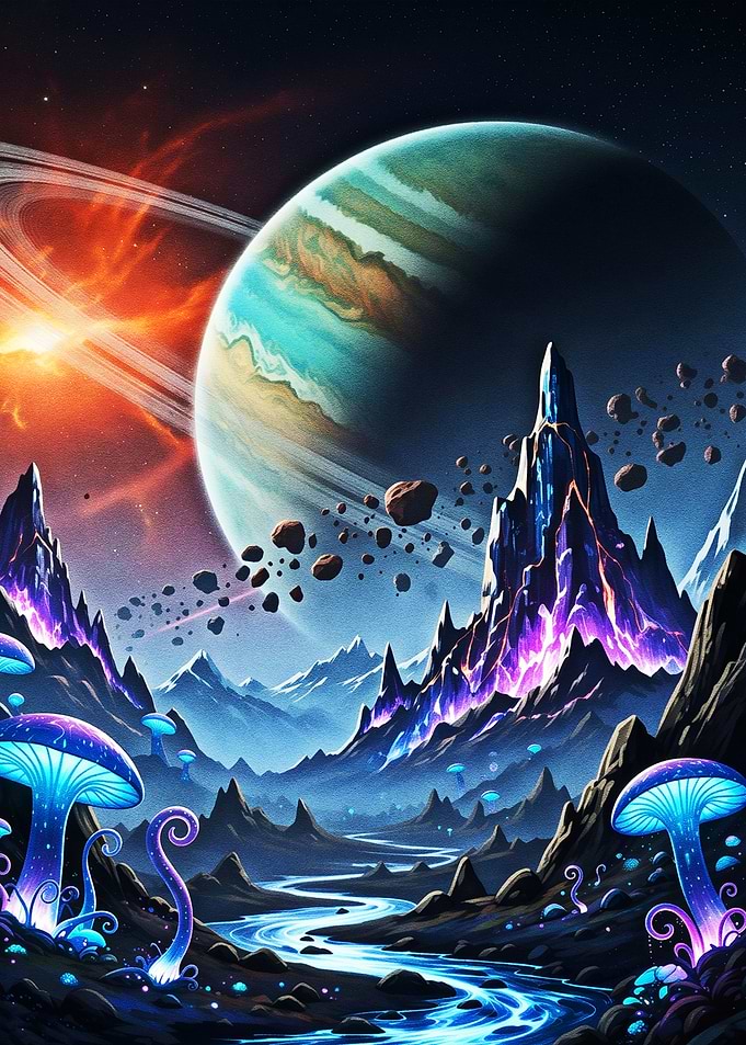 Alien Planet of Eternal Light