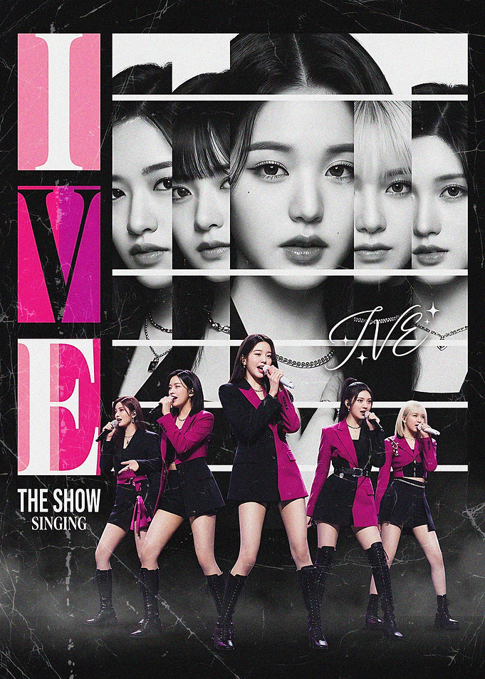 IVE K-Pop Group Poster