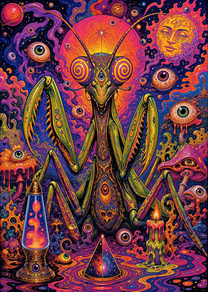 Psychedelic Mantis Cosmic Vision