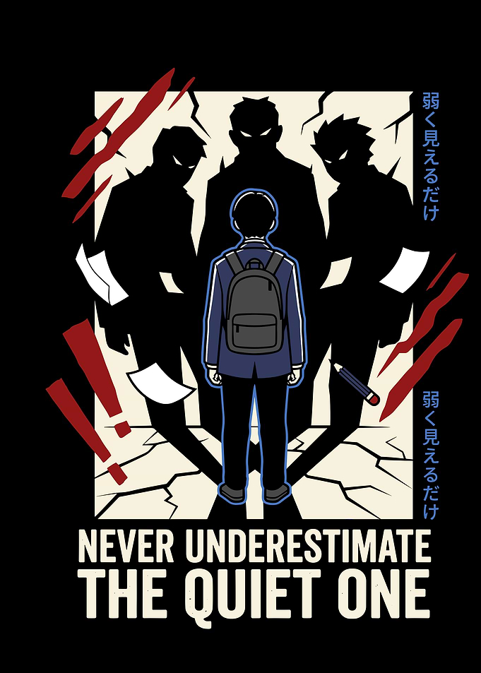 Never Underestimate The Quiet One Graphic