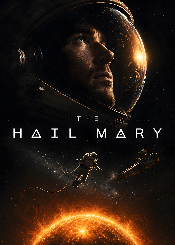 The Hail Mary Space Movie Poster