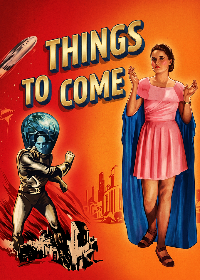 Things to Come Vintage Movie Poster