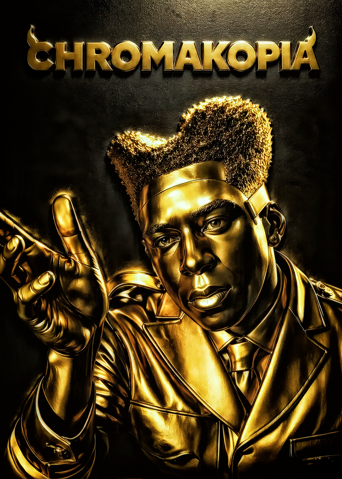 Tyler, the Creator Chromakopia Gold Portrait