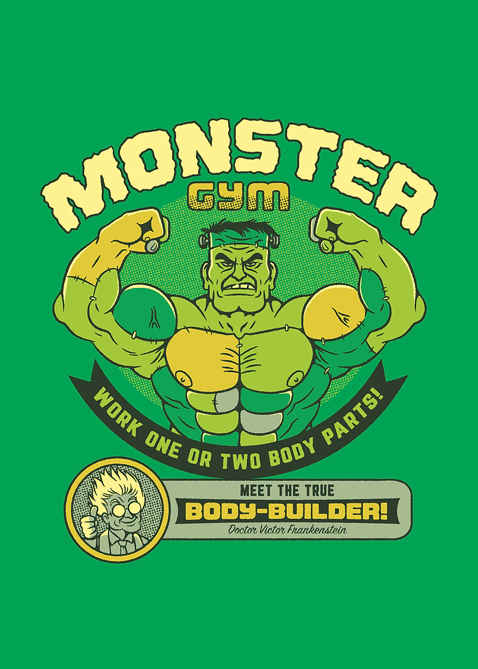 Frankenstein Bodybuilder Gym