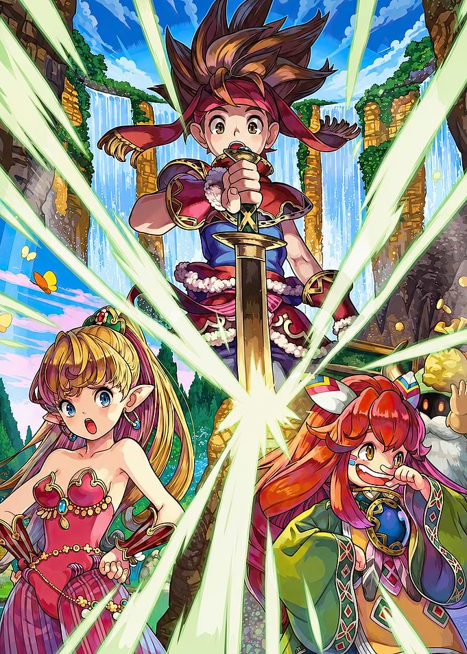 Secret of Mana Adventure Illustration