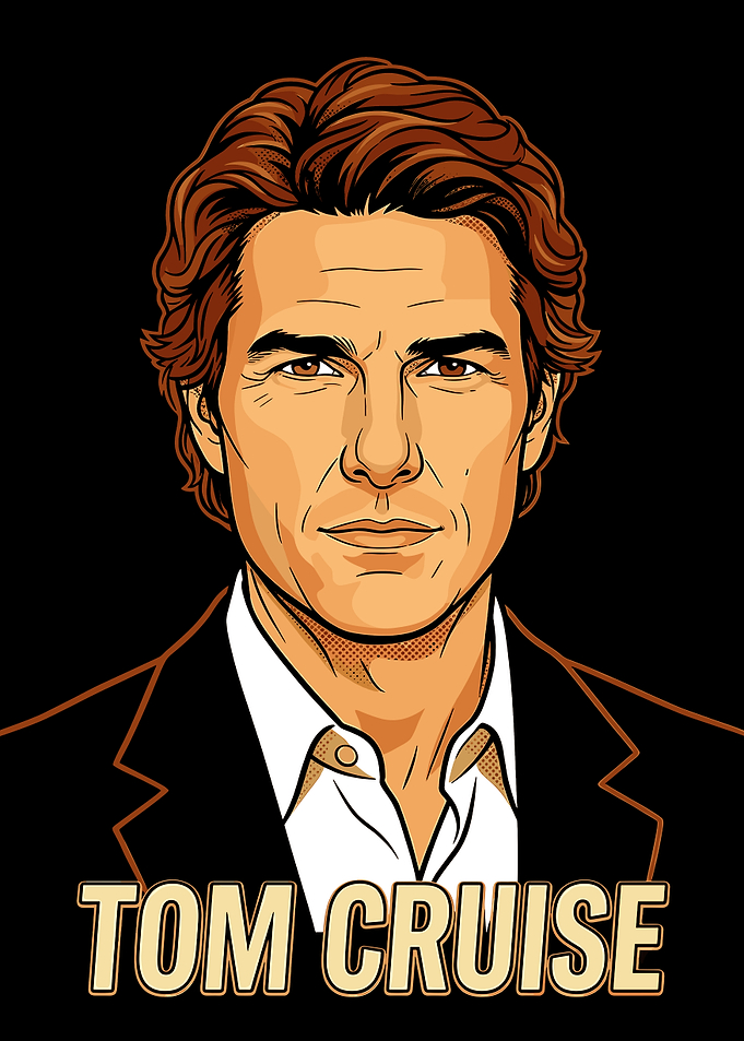 Tom Cruise Pop Art Portrait