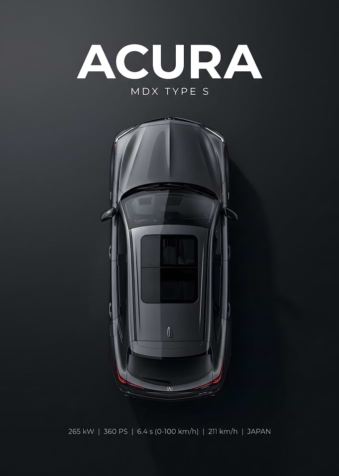 Acura MDX Type S Top View