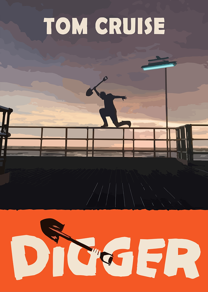Tom Cruise Digger Movie Poster