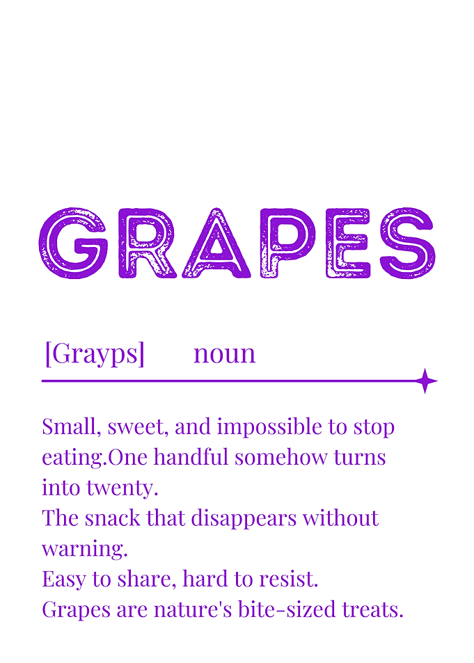 Grapes lover