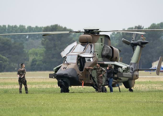 French Army Eurocopter Tiger Helicopter