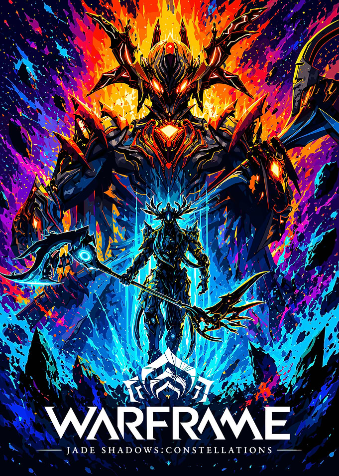 Warframe Jade Shadows Constellations Poster