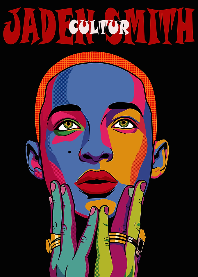 Jaden Smith Pop Art Portrait