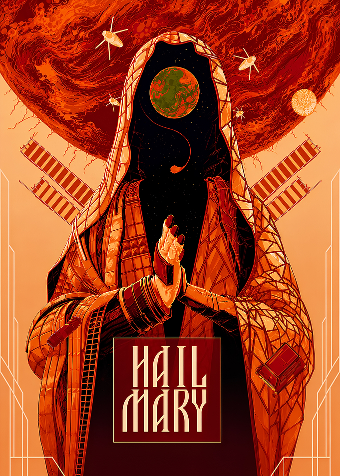 Project Hail Mary Sci-Fi Poster