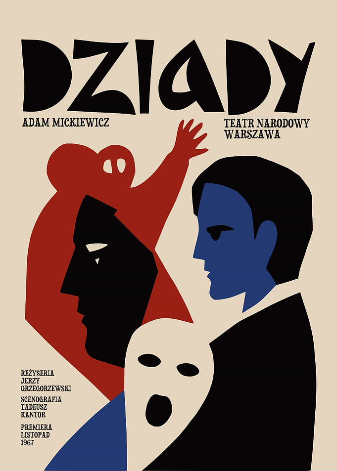 Dziady Polish Theater Poster