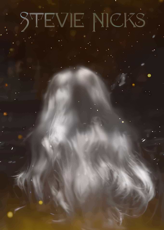 Stevie Nicks Ethereal Portrait Poster