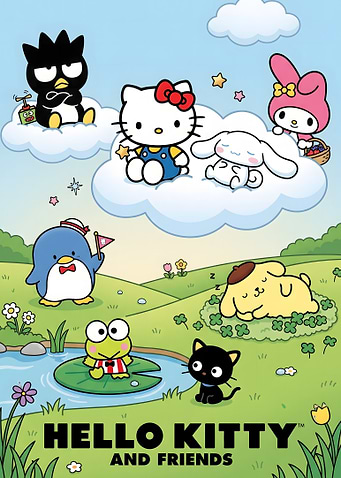 Hello Kitty and Friends Meadow Scene