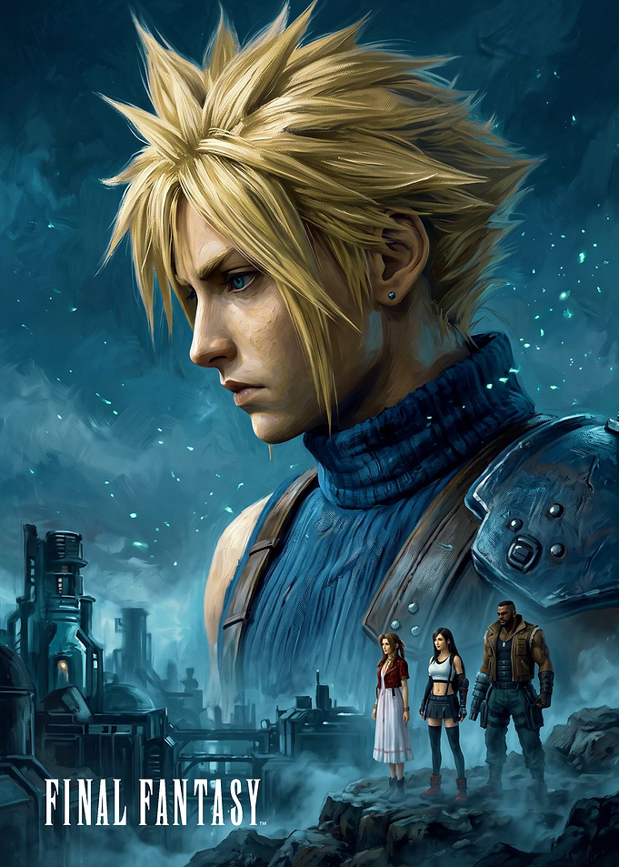 Final Fantasy VII Remake Poster