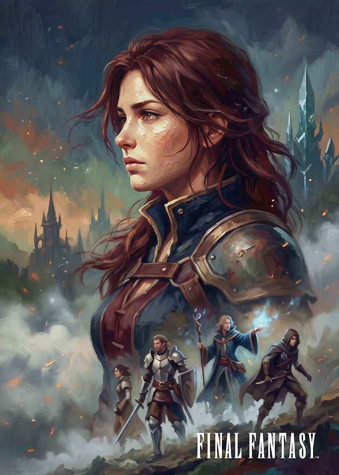 Final Fantasy Fantasy Adventure Poster