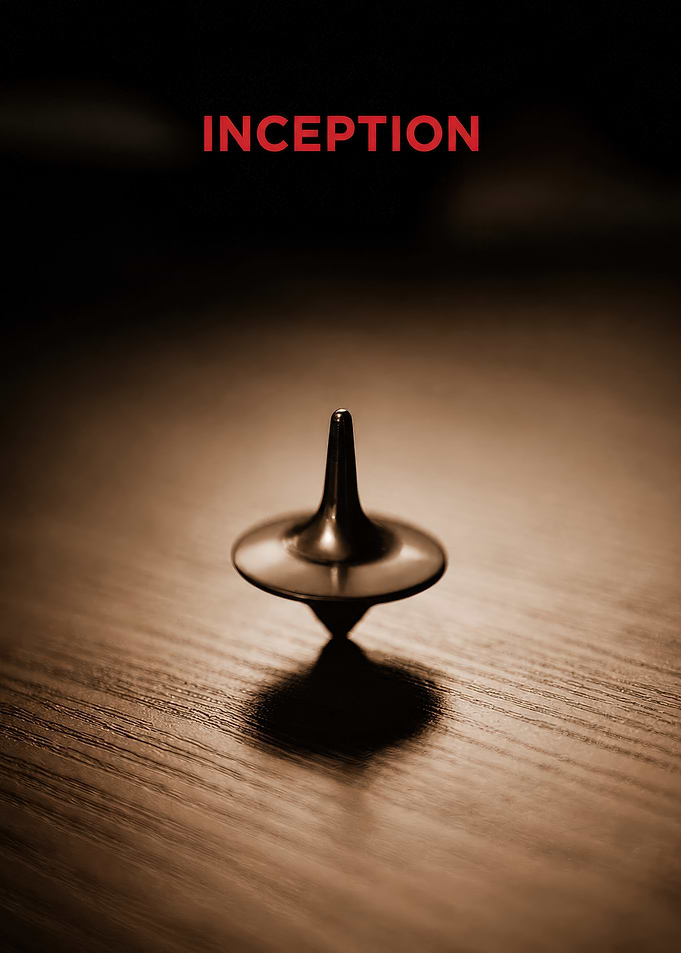 Inception Spinning Top Movie Poster