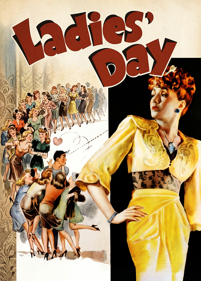 Ladies' Day Vintage Movie Poster