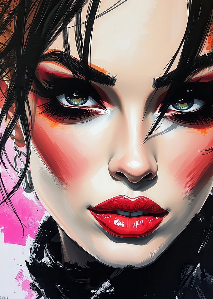 Bold Portrait of a Woman