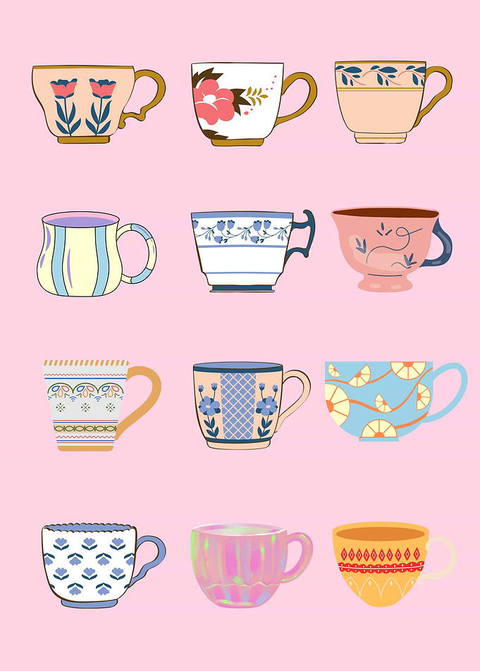 Aesthetic Tea Cups