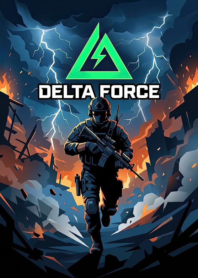 Delta Force Tactical Soldier Poster