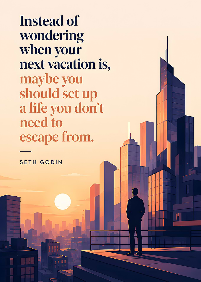 Seth Godin Inspirational Quote Poster