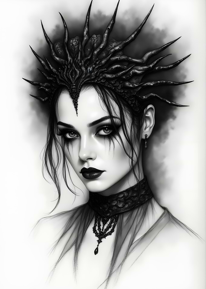 Gothic Queen Portrait