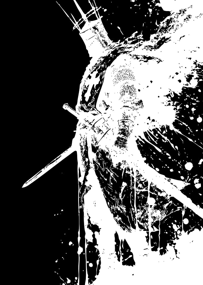 Dark Souls Knight Ink Illustration