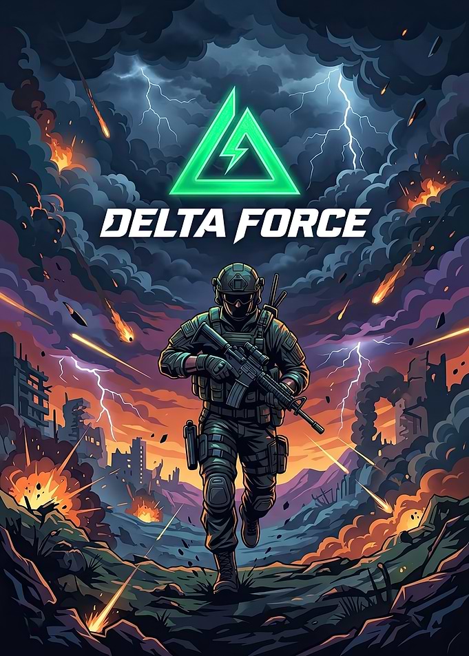 Delta Force Tactical Soldier Poster