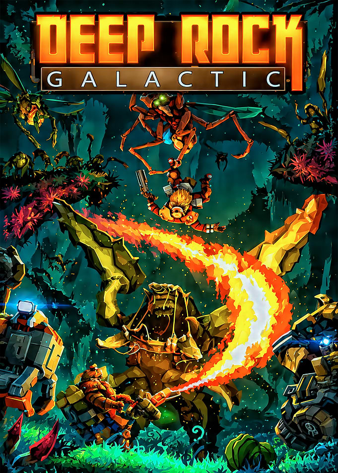Deep Rock Galactic Game Poster