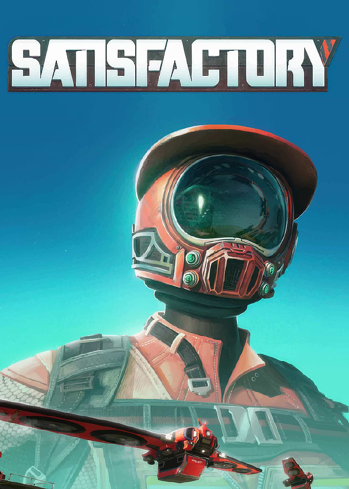 Satisfactory Game Key Art