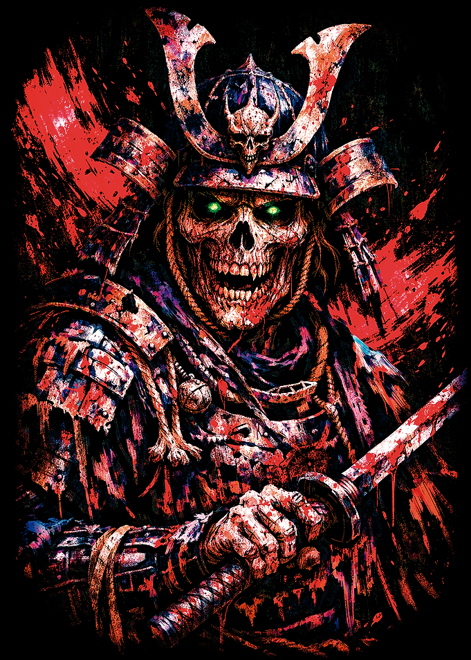 Undead Samurai Warrior with Katana