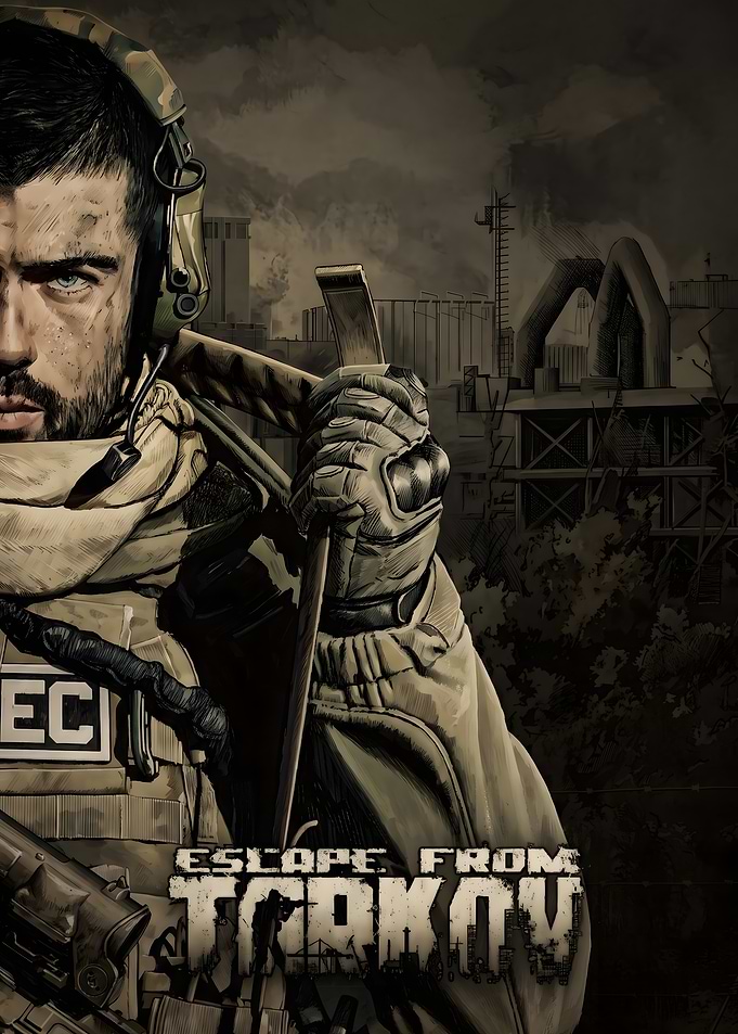 Escape From Tarkov Soldier Poster